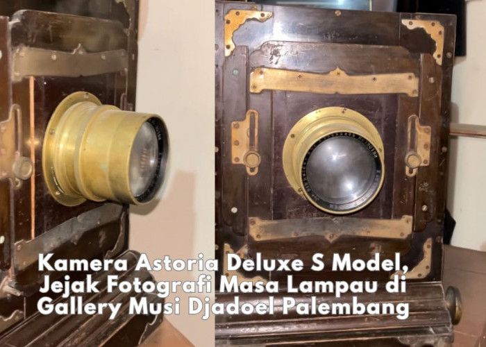 Kamera Astoria Deluxe S Model, Jejak Fotografi Masa Lampau di Gallery Musi Djadoel Palembang