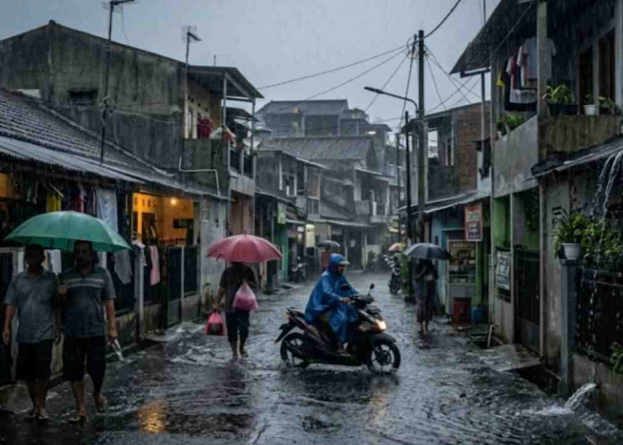 Cuaca Sumsel Hari Ini: Hujan Ringan Melanda, Petir Mengancam PALI dan Muratara