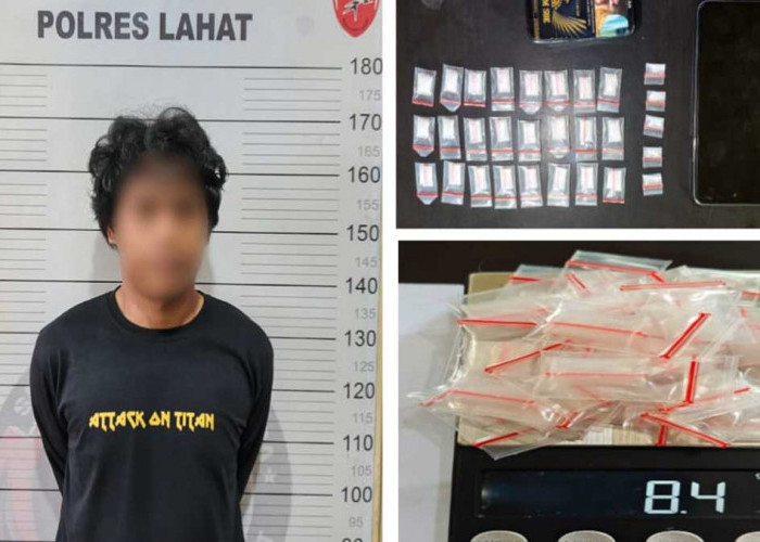 Simpan 29 Paket Sabu dalam Kotak Rokok, Pengedar Narkoba di Lahat Terancam Hukuman Berat