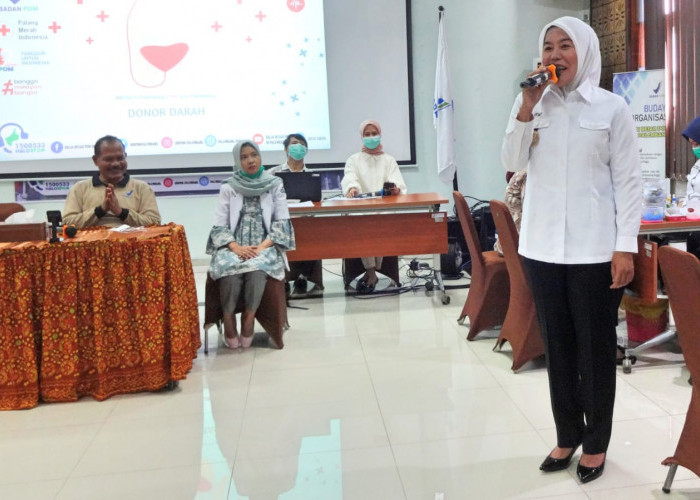 Apresiasi BPOM Palembang, Fitrianti Agustinda Imbau Warga Tak Takut Donor Darah