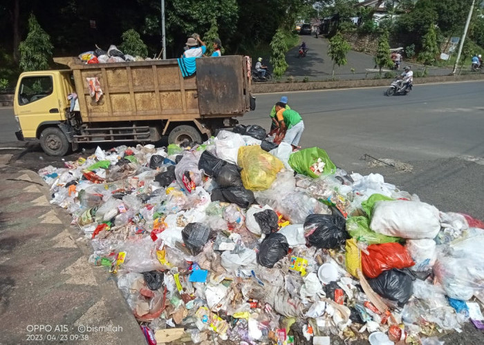 Volume Sampah di Kota Lubuklinggau Pasca Lebaran Kembali Normal, Ini Buktinya
