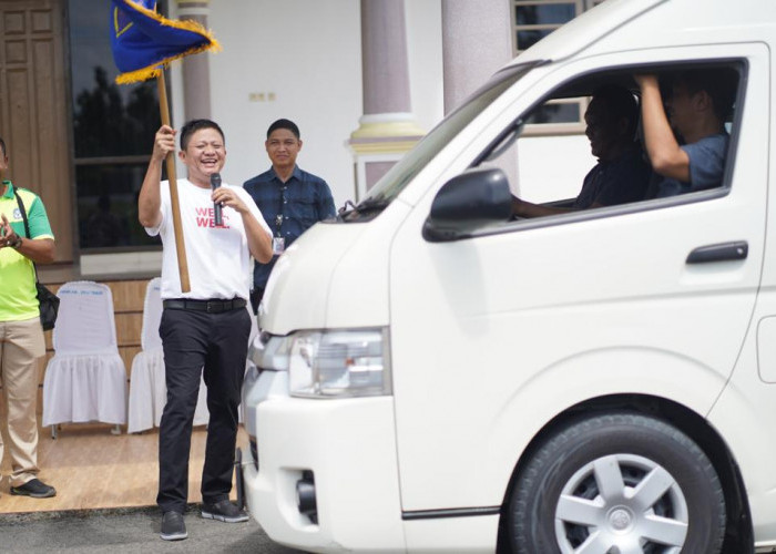 Ikuti Piala Walikota U-11, Bupati OKU Timur Lepas 2 Tim SSB ke Palembang