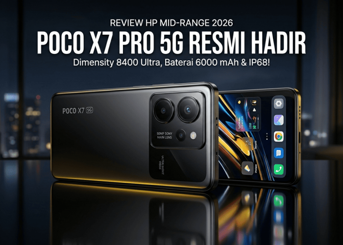 Performa Gaming: Ulasan Lengkap Kamera Sony OIS, Sertifikasi IP68, serta Keunggulan POCO X7 Pro 5G