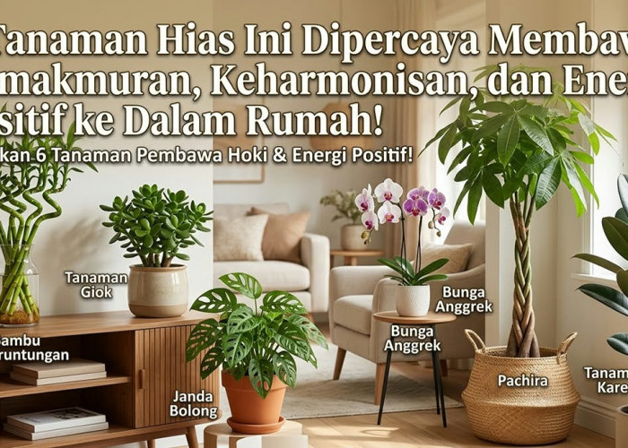 Bikin Asri Sekaligus Hoki! Ini 6 Tanaman Hias Pembawa Rezeki dan Energi Positif Menurut Feng Shui