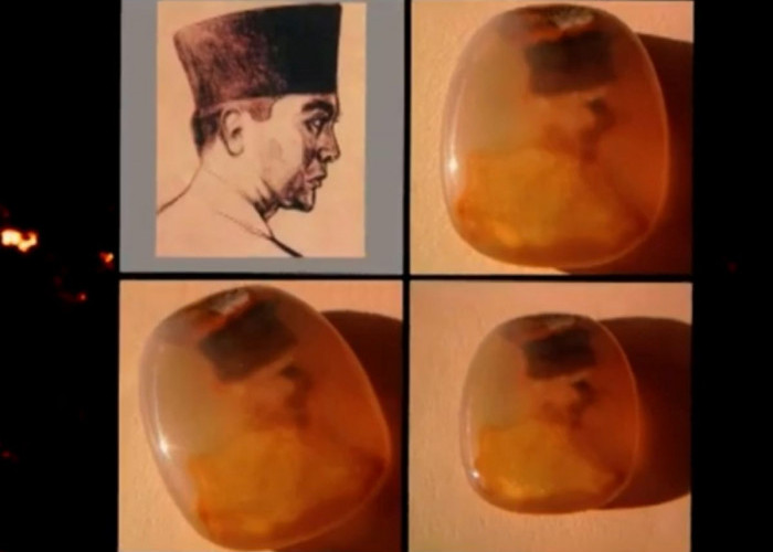 Ini Batu Akik Gambar Presiden Soekarno, Mau Tahu gak? yuk Lihat Faktanya