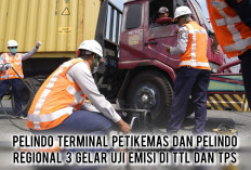 Target 100 Truk, Pelindo Gelar Uji Emisi di TTL dan TPS Surabaya
