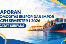 Perdagangan Aceh Semester I 2026 Surplus USD105,4 Juta, Ekspor Didominasi Batu Bara
