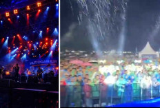 2 Lagu Terakhir Bikin Pecah! Puluhan Ribu Warga Rela Hujan-hujanan Demi Konser Dadali Band