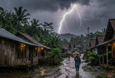 Prakiraan Cuaca Sumsel Hari Ini, Hujan Petir di Palembang dan Muara Enim, Udara Kabur di OKI