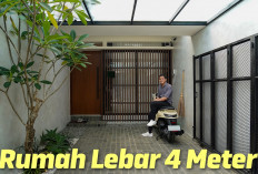 Lebar Cuma 4 Meter? Gak Nyangka Interior Rumah Ini Bisa Selega Ini!