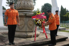 Tabur Bunga dan Kenang Jasa Pahlawan, Kantor SAR Palembang Sambut HUT ke 54 Basarnas
