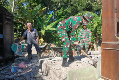 Bikin Haru! Berbekal Semangat Baja, Satgas TMMD Salatiga Sulap Rumah Ibu Sri Jadi Hunian Layak