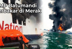 Mencekam! KMP Batumandi Terbakar di Merak, 4 ASN Ogan Ilir Selamat dari Kobaran Api