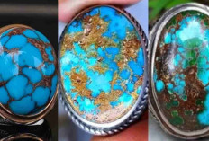 PANCARKAN AURA BIRU! Batu Akik Pirus Konon Mampu Beri Kesehatan Mental dan Batin