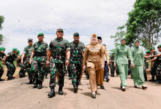 Kunjungi Yonif TP 947/PA di Musi Rawas, Danrem 044/Gapo Ingatkan Jati Diri Prajurit TNI