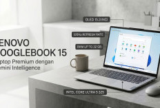 Bukan Sekadar Chromebook Biasa! Lenovo Googlebook 15 Usung Layar OLED 120Hz dan Chipset Intel Core Ultra
