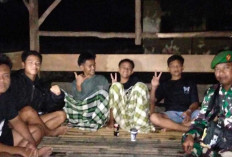 Jalur Lintas Rawan Kejahatan? Babinsa Lahat dan Warga Perketat Patroli Malam di Pagar Gunung