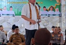 Kapolsek Sanga Desa Beri Rasa Aman Dua Kepala Daerah di Desa Ulak Embacang