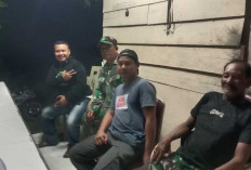 Gerebek Pos Ronda Malam, Aksi Solid Babinsa Koramil Pendopo dan Polsek Beri Rasa Aman Warga Empat Lawang