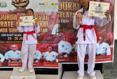 Membanggakan! Zahra dan Zaskia Bersinar di Kejurda dan Festival Karate-Do Gojukai Sumsel 2026