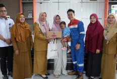Bantu Nutrisi Anak, Pertamina Patra Niaga Kilang Plaju Beri Makanan Tambahan