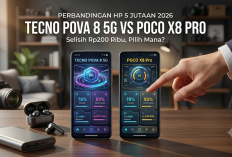 Duel Sengit HP 5G Harga 5 Jutaan: Pilih Baterai Jumbo 8.000 mAh Tecno Pova 8 atau Performa Gahar POCO X8 Pro?