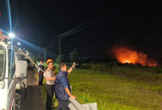 Siang Malam Bertaruh Nyawa! Kapolres Ogan Ilir Pimpin Langsung Pemadaman 10 Hektar Lahan di Palemraya