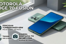 Cas Penuh Gak Sampai Sejam, Intip Spek Gila Motorola Edge 70 Fusion yang Punya Fitur Charge Terbalik