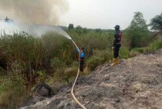 Berjibaku Padamkan Api: Tim Gabungan Sukses Tangani 11 Titik Hotspot di 10 Desa Wilayah Ogan Ilir