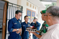 Hari Jadi PWI ke-80, Kodim 0402/OKI Beri Kejutan ke Markas PWI OKI