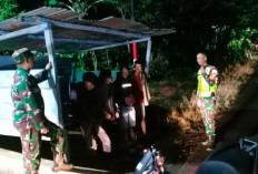 Bukan Kaleng-Kaleng! Aksi 3 Babinsa dan Warga Lahat Amankan Desa Saat Malam Hari