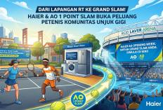 Dari Lapangan RT ke Grand Slam! Haier dan AO 1 Point Slam Buka Peluang Petenis Komunitas Unjuk Gigi