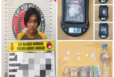 PNS di Lubuk Linggau Ditangkap Kasus Sabu, Barang Bukti 6,38 Gram Sempat Dibuang ke Sumur