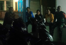 Gercep! Babinsa Koramil Muara Pinang Sidak Pos Satkamling Jalinsum, Pastikan Warga Tidur Nyenyak