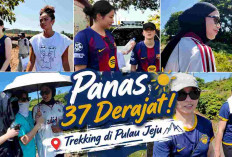 Panas 37 Derajat! Megawati Hangestri dan Skuad Hyundai Hillstate Trekking di Pulau Jeju