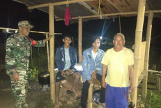 Bahu Membahu! Potret Kekompakan Babinsa dan Warga Pagaralam Jaga Kampung di Hari ke-11 Ramadan