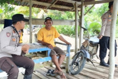 Patroli Dialogis di Bandar Agung, Bhabinkamtibmas Polsek Lalan Ingatkan Warga