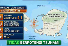 Gempa Beruntun Pagi Ini, dari NTB hingga Maluku dan Aceh, Lombok Jadi yang Terkuat