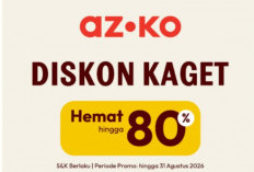 Serbu Promo AZKO Diskon Kaget! Belanja Kebutuhan Rumah Hemat s.d. 80%