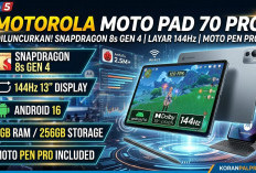 Bikin Kompetitor Ketar-ketir, Motorola Moto Pad 70 Pro Hadir Gendong Snapdragon 8s Gen 4 dan Layar Mewah 3,5K