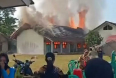 3 Ruang Kelas SMPN 2 Bunga Mayang Hangus Terbakar, Kerugian Capai Rp150 Juta