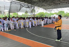 Ratusan Atlet Taekwondo Indonesia Muba Ikuti Ujian Kenaikan Tingkat