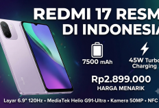 Resmi Meluncur! Redmi 17 Bawa Baterai Raksasa 7.500 mAh dan Lampu RGB, Harga Mulai 2 Jutaan