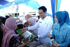 Stabilkan Harga Jelang Lebaran, Pemkab OKI Gencarkan Operasi Pasar