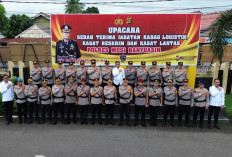 Mantan Kapolsek Bayung Lencir Resmi Jabat Kasat Reskrim Polres Muba