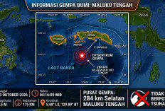 Gempa Magnitudo 4,5 Guncang Maluku Tengah Pagi Ini, BMKG: Tak Berpotensi Tsunami
