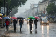 Prakiraan Cuaca BMKG Kamis 15 Januari 2026, Palembang Hujan Ringan, Lahat dan Ogan llir Berawan