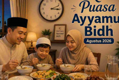 Puasa Ayyamul Bidh Agustus 2026 Tinggal Hitungan Hari, Catat Tanggal dan Keutamaannya