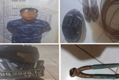 Kepergok Potong Kabel Sepanjang 12 Meter, Pria di Desa Harapan Nyaris Diamuk Massa Sebelum Dijemput Polisi