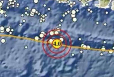 Gempa Magnitudo 4,0 Guncang Kuta Selatan pada Kedalaman 10 Km, Tak Berpotensi Tsunami